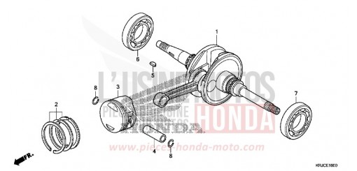VILEBREQUIN/PISTON FES125C de 2012